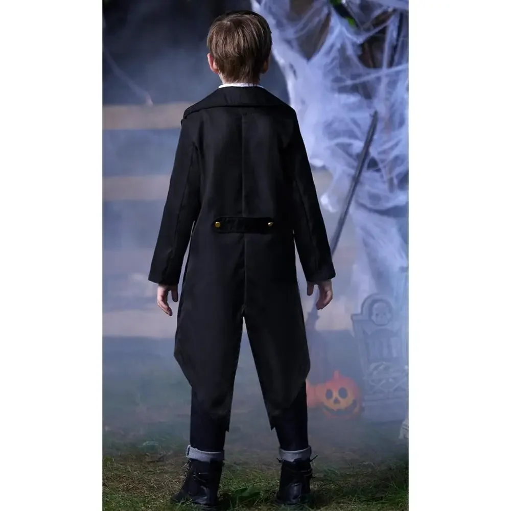 BesserBay Steampunk Vintage Medieval Tailcoat Victorian Button Jacket Halloween